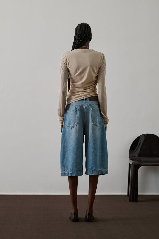 Tee-Shirt Gaia - Mastic - Coton - Femme