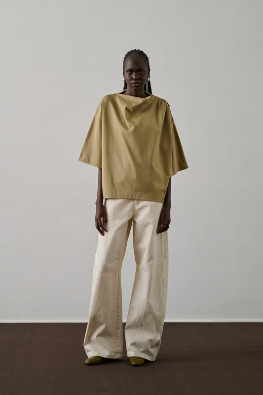 Tee-Shirt Dakota - Beige - Coton - Femme