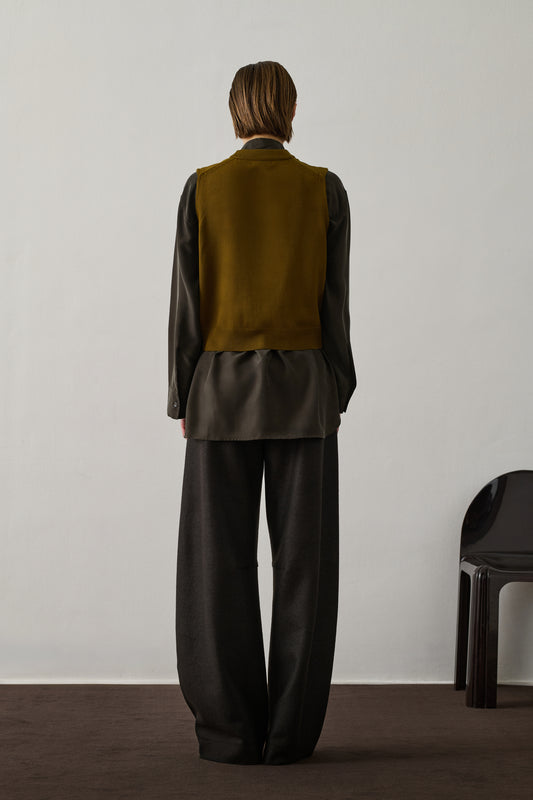 Cardigan Chiara - Bronze - Laine - Femme