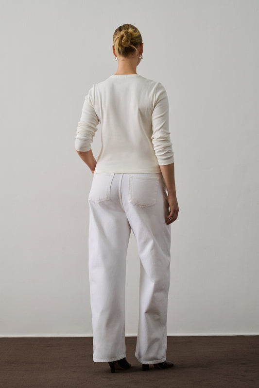 Tee-Shirt Flavie - Blanc - Coton - Femme