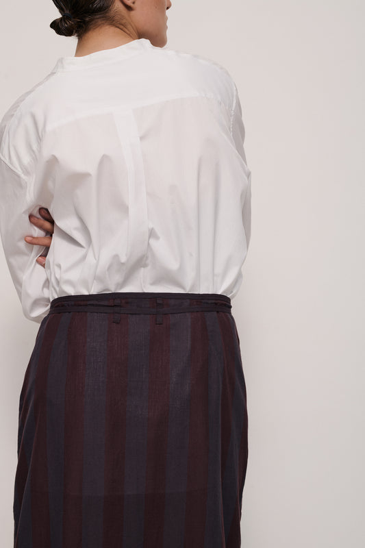 LA BURGUNDY GONNA SKIRT