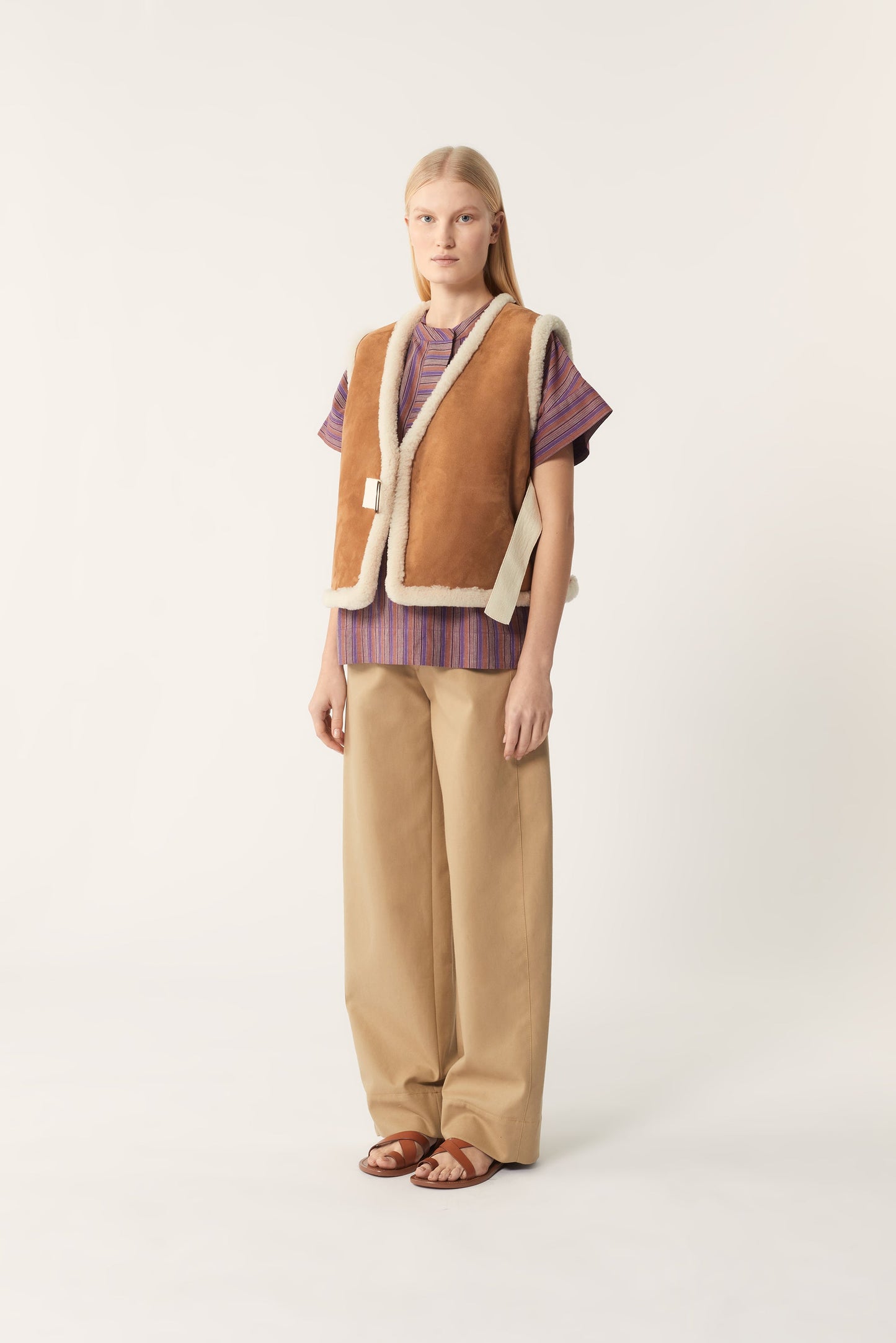 POSITANO PURPLE BLOUSE