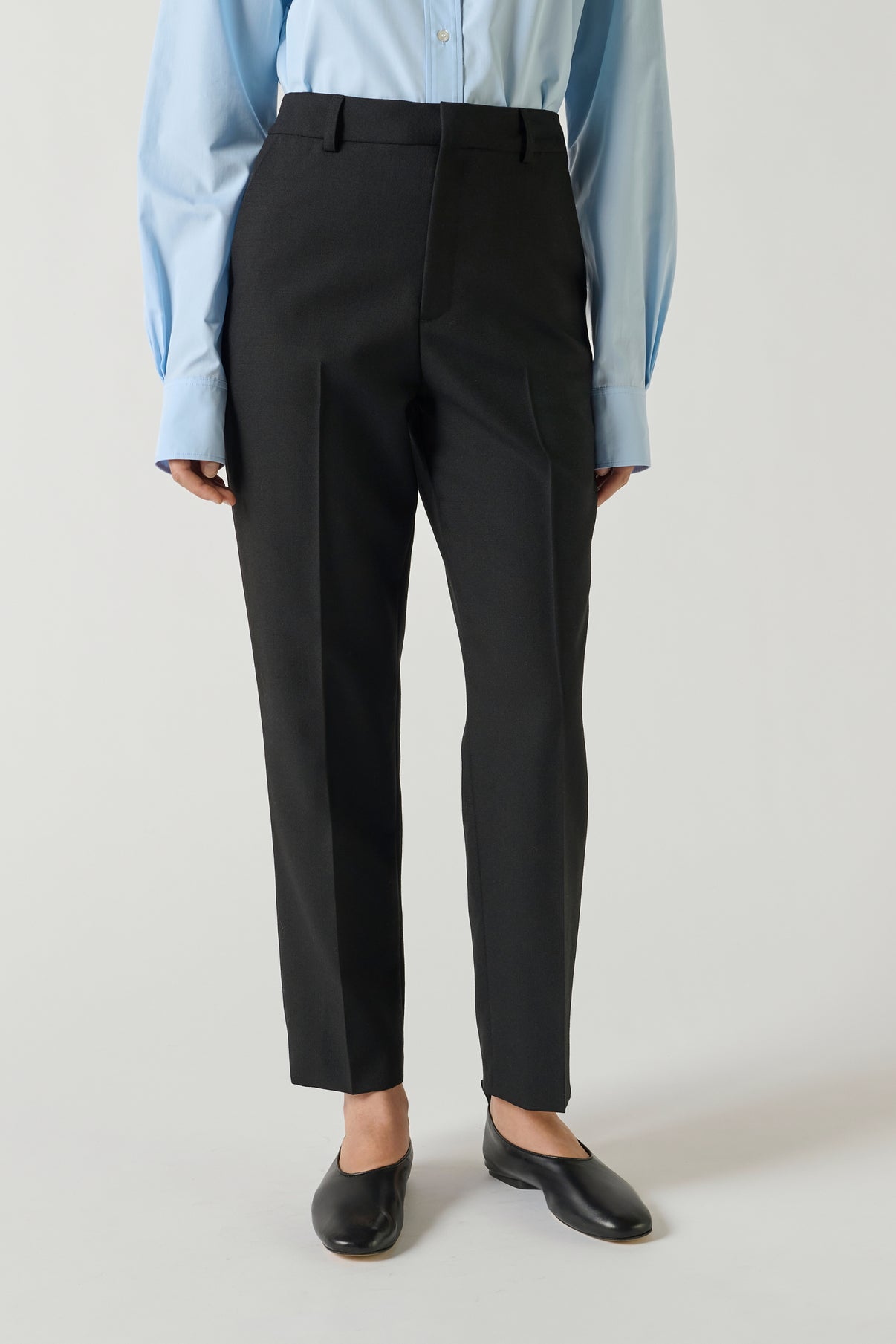 Pantalon Gabriel - Noir - Laine - Femme vue 2