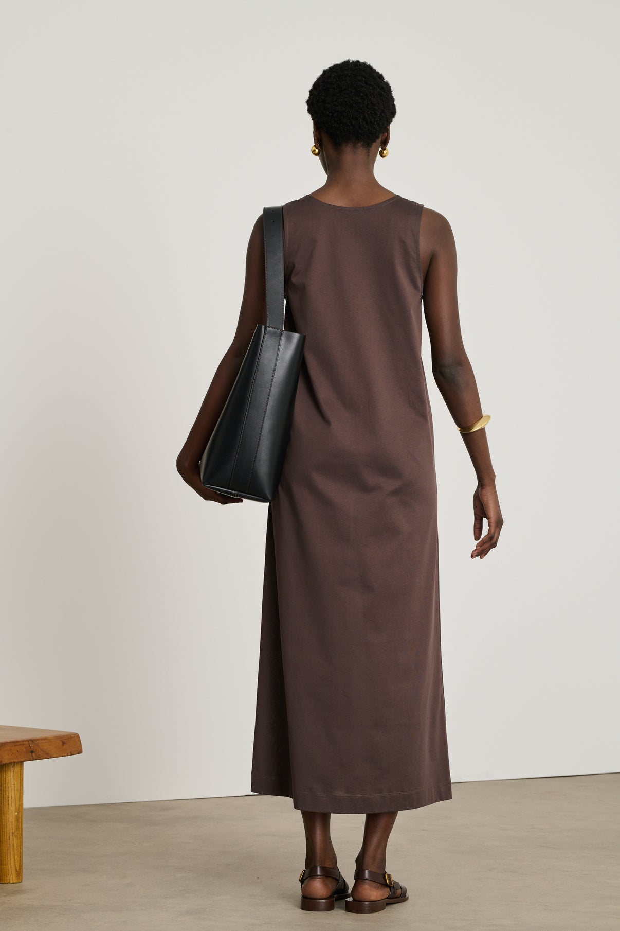 Robe Delia - Marron - Coton - Femme vue 3