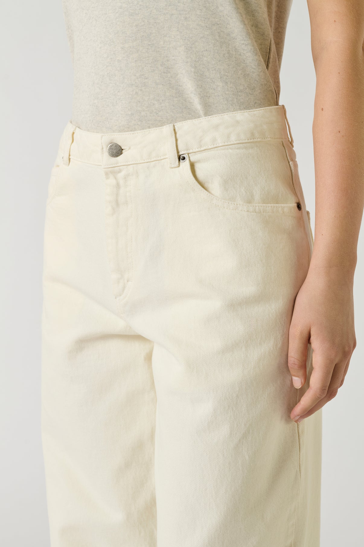 Jean Calvin - Ecru - Denim - Femme vue 4