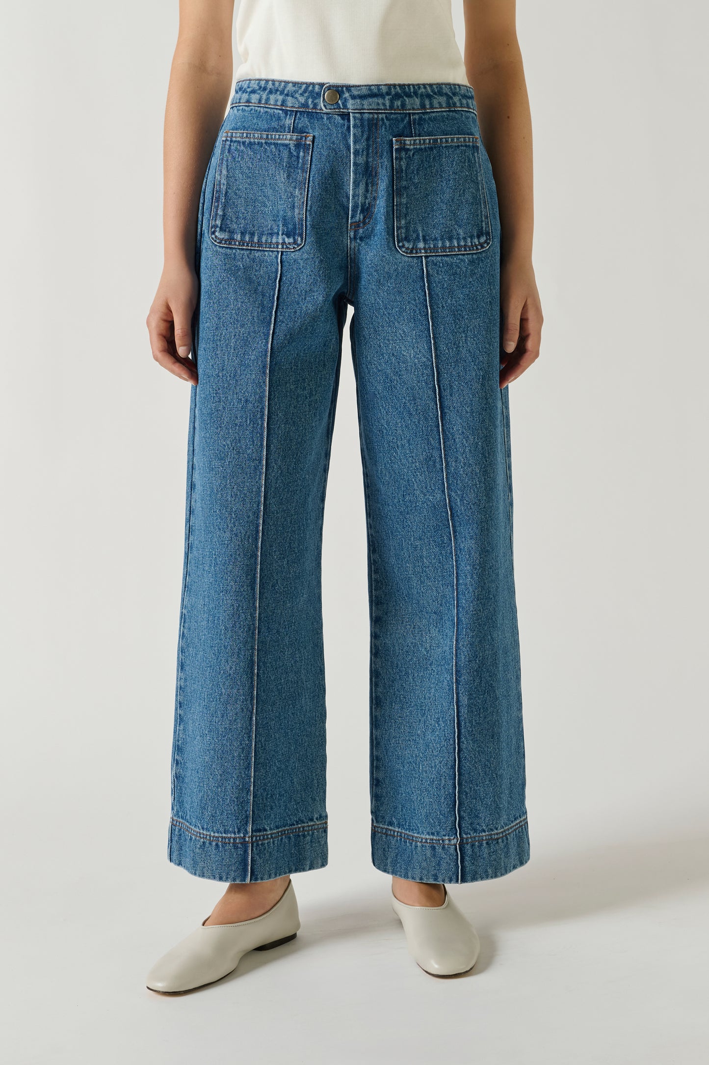 Jean Harry - Denim Bleu Delave - Femme