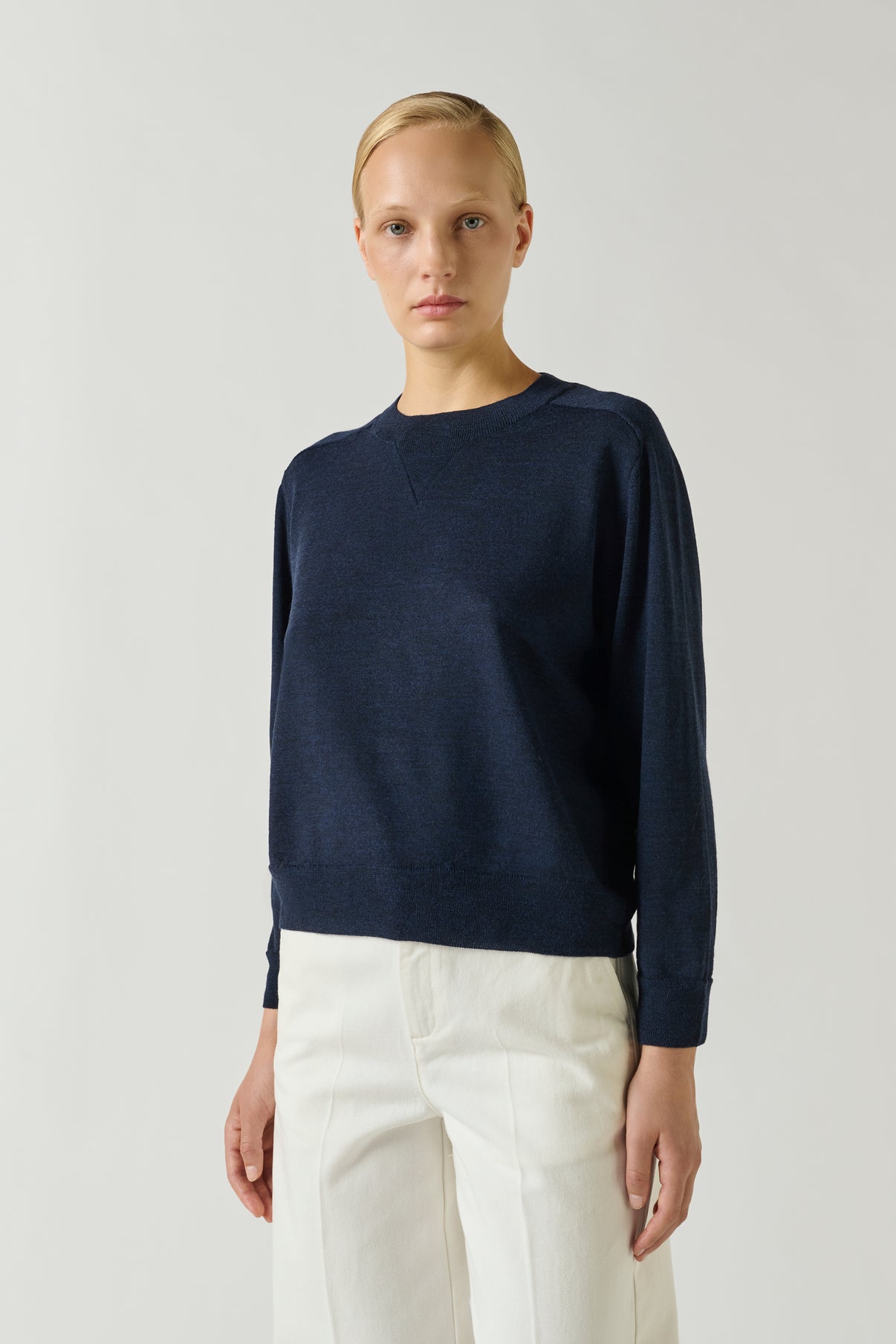 Pull Pio - Navy - Femme vue 1
