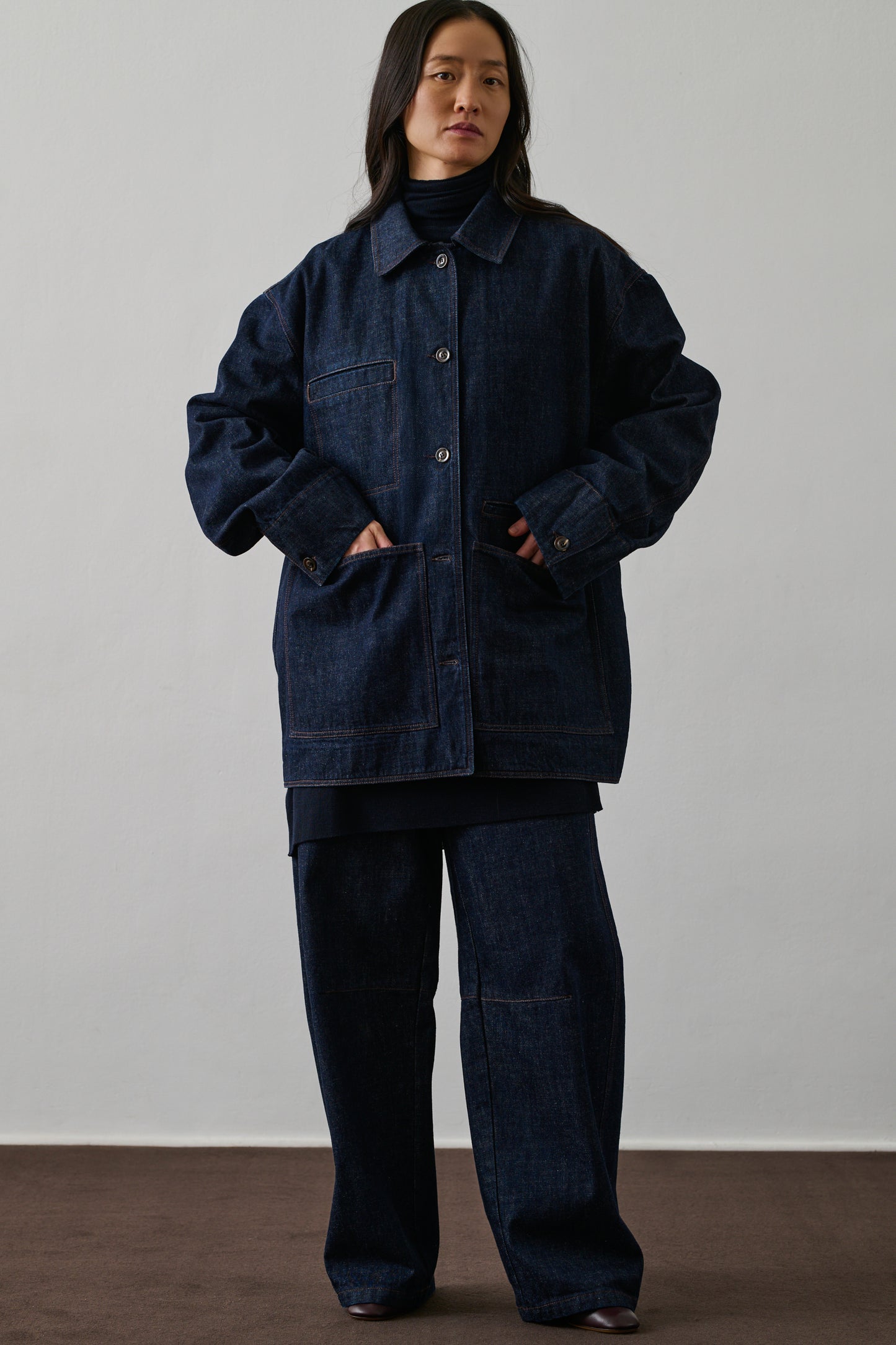 Jean Eliott - Bleu Brut - Coton - Femme