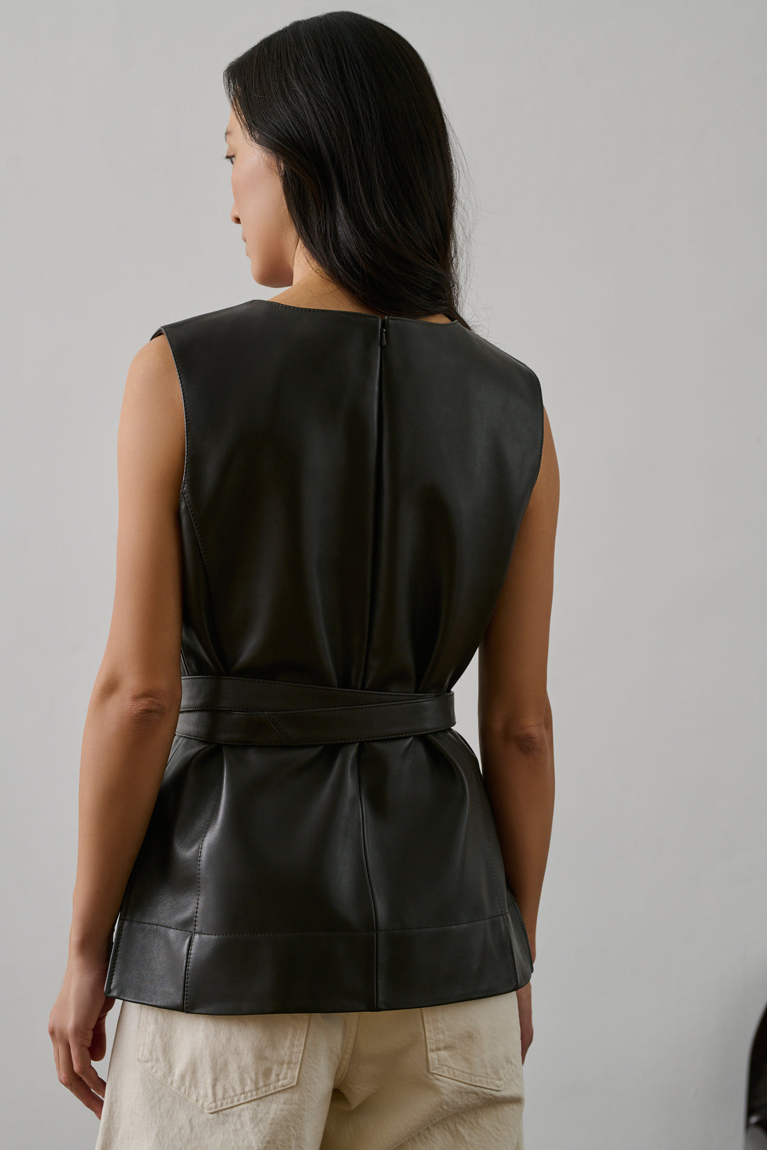 Top Chance - Marron Foncé - Cuir - Femme