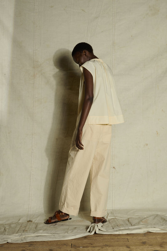 CHEMISE TANGER ECRUE