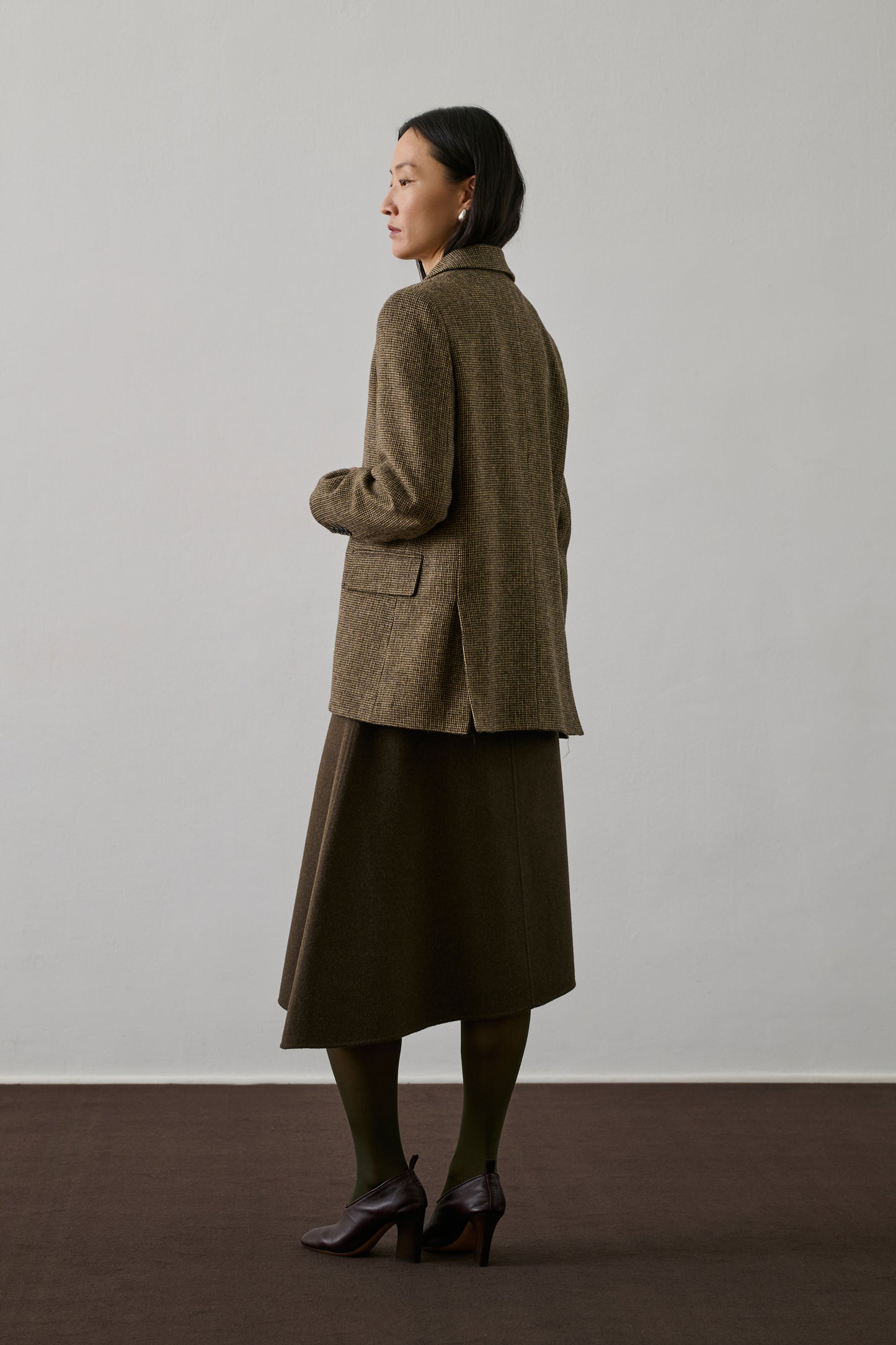 Veste Sevres - Marron/Beige - Laine - Femme