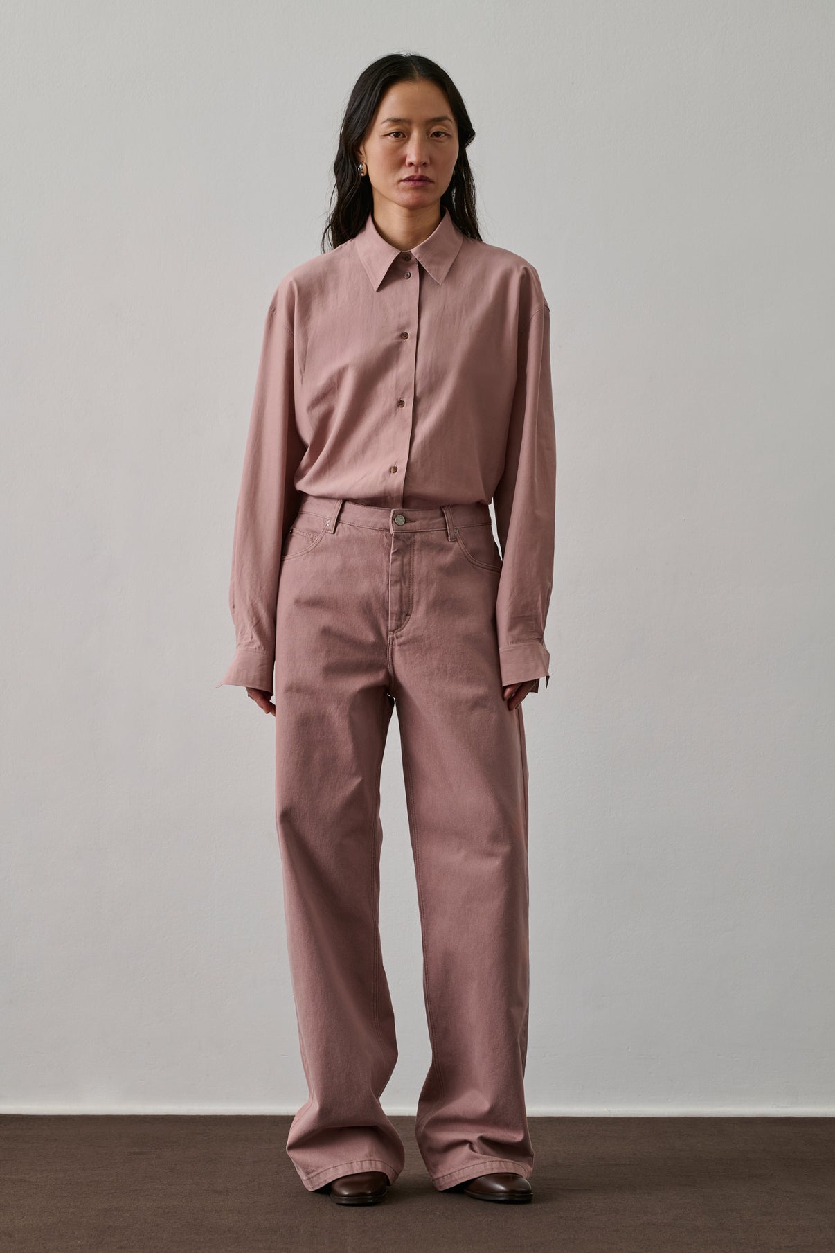 Jean Calvin - Rose Blush - Coton - Femme vue 3