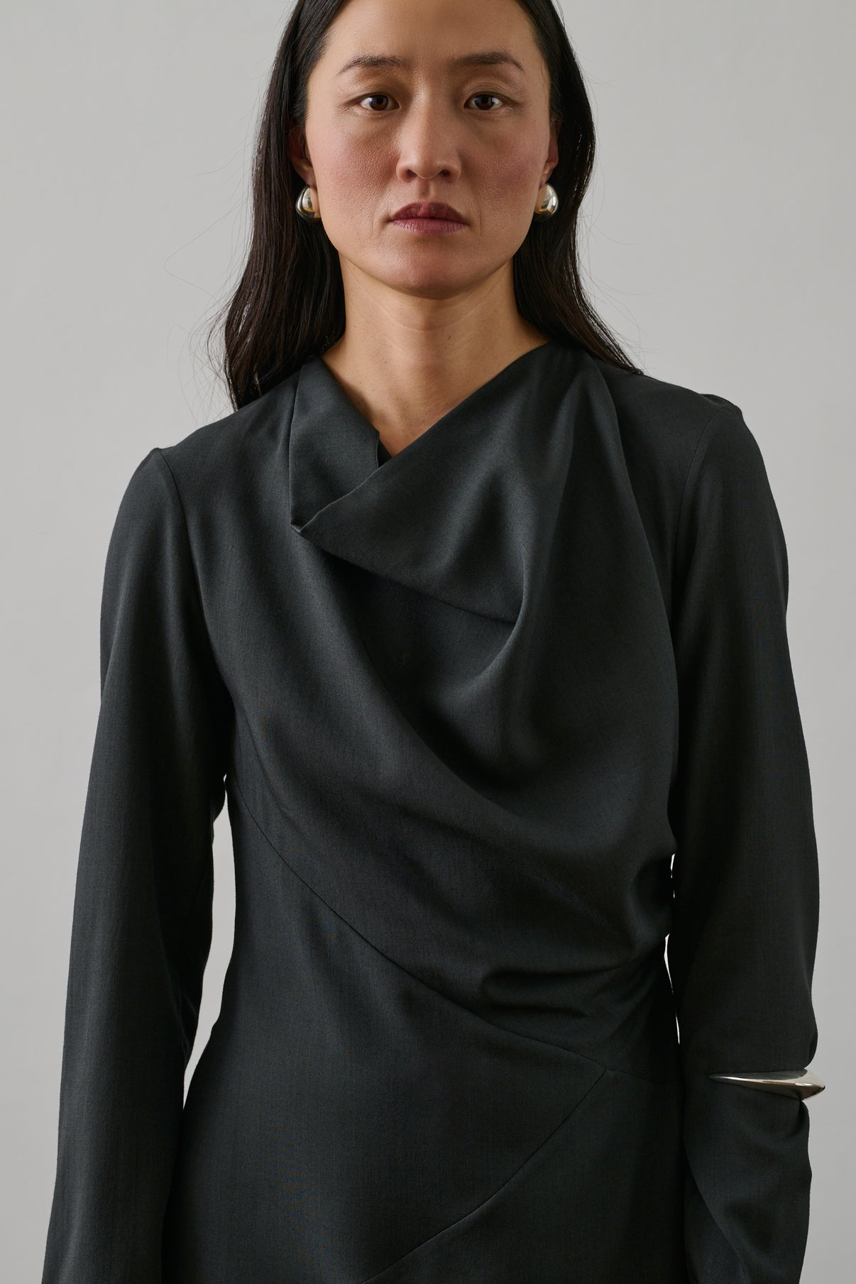 Robe Faustine - Gris Anthracite - Femme vue 3