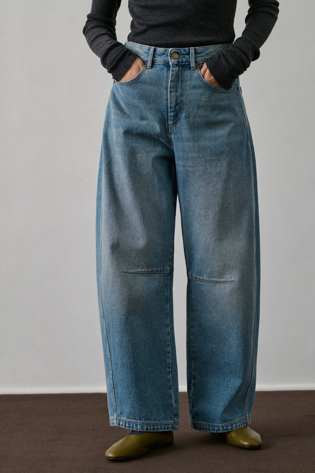 Jean Eliott - Denim Bleu Délavé - Coton - Femme vue 2