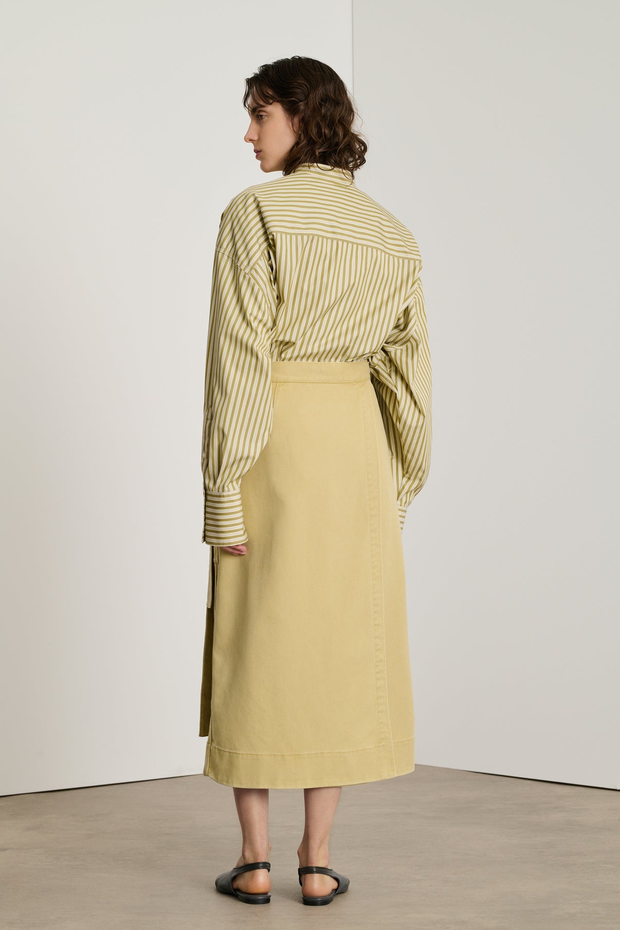 Jupe Daya - Jaune Pâle - Femme vue 2