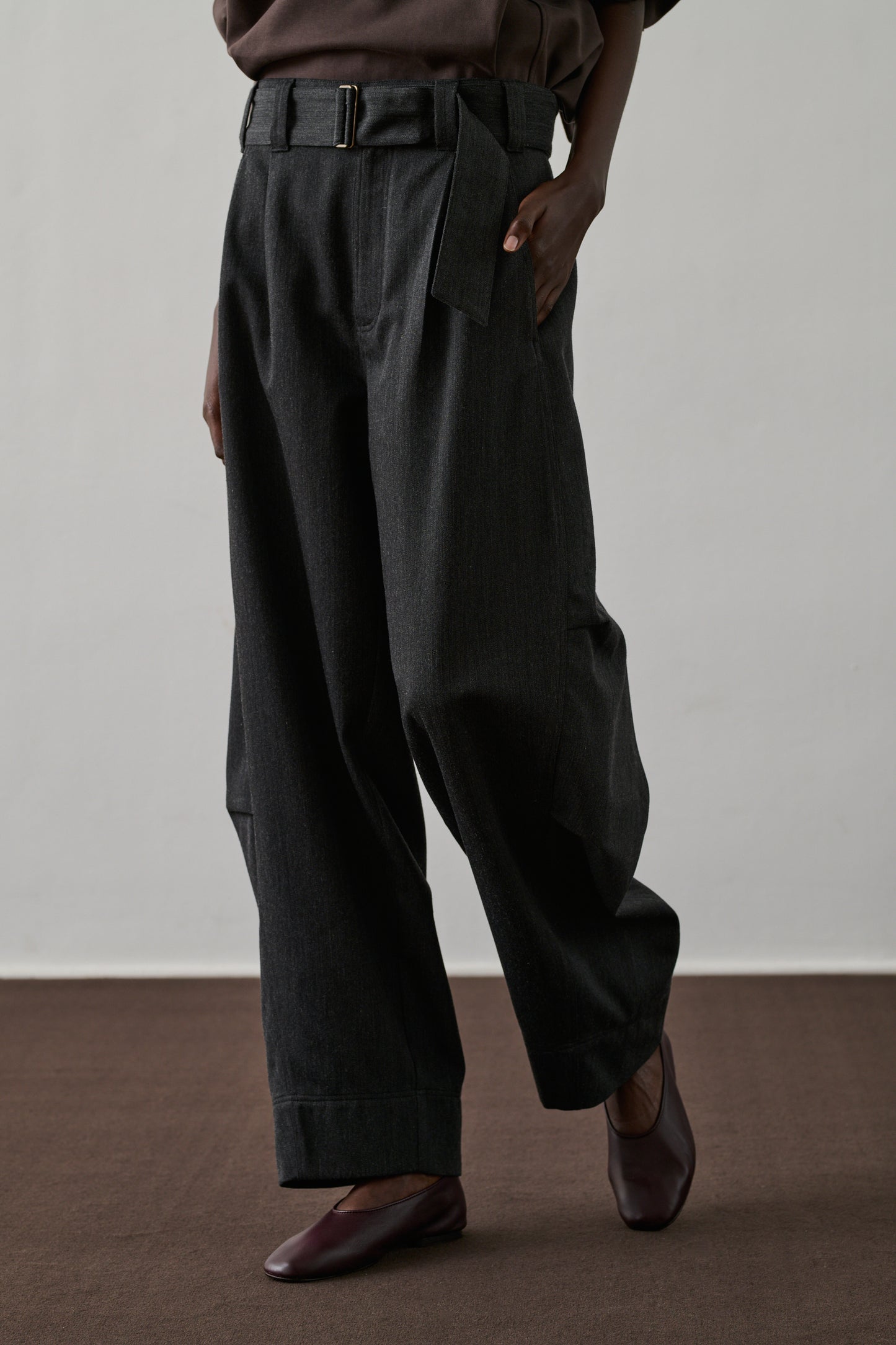 Pantalon Gao - Gris Chiné - Femme