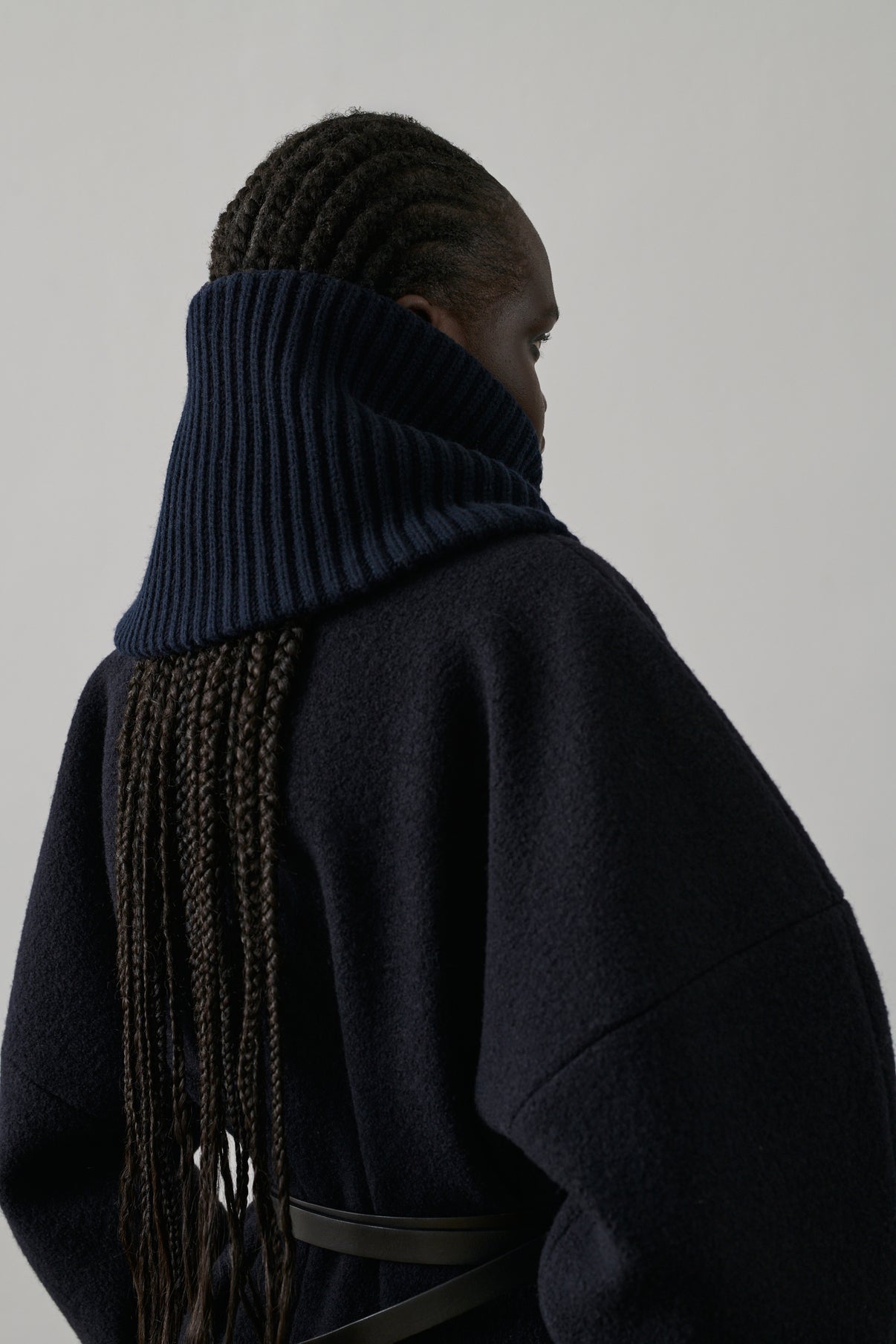 Echarpe Ginez - Navy - Laine - Femme vue 3