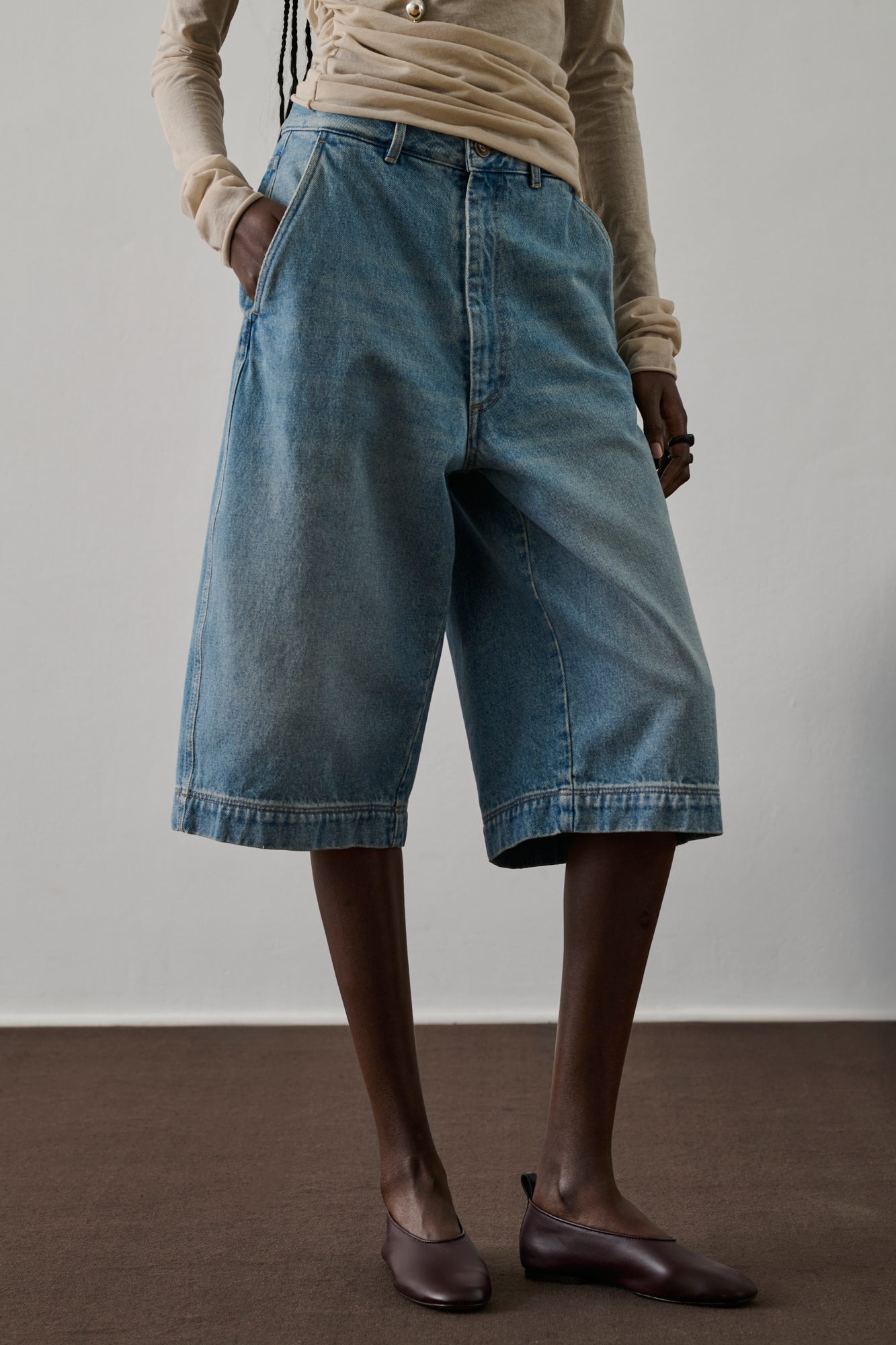 Ballerines Bala - Bordeaux Foncé - Cuir - Femme