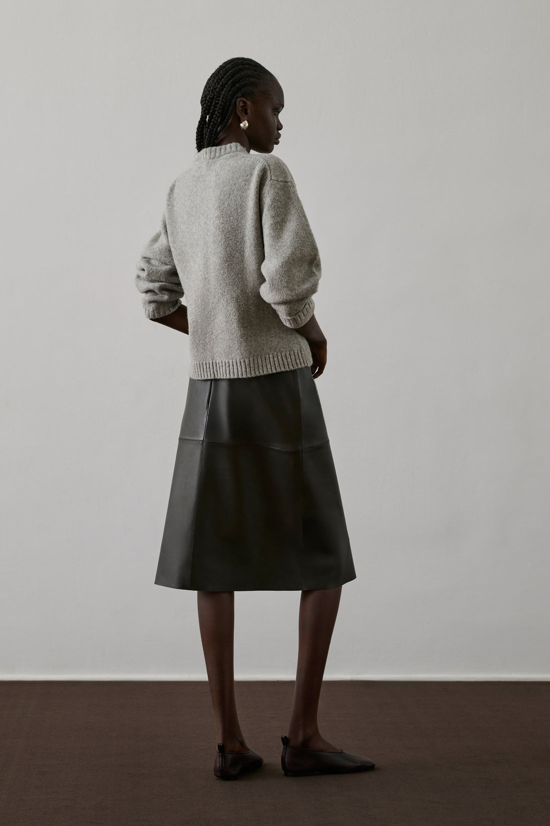 Cardigan Galileo - Gris Clair Chiné - Laine - Femme