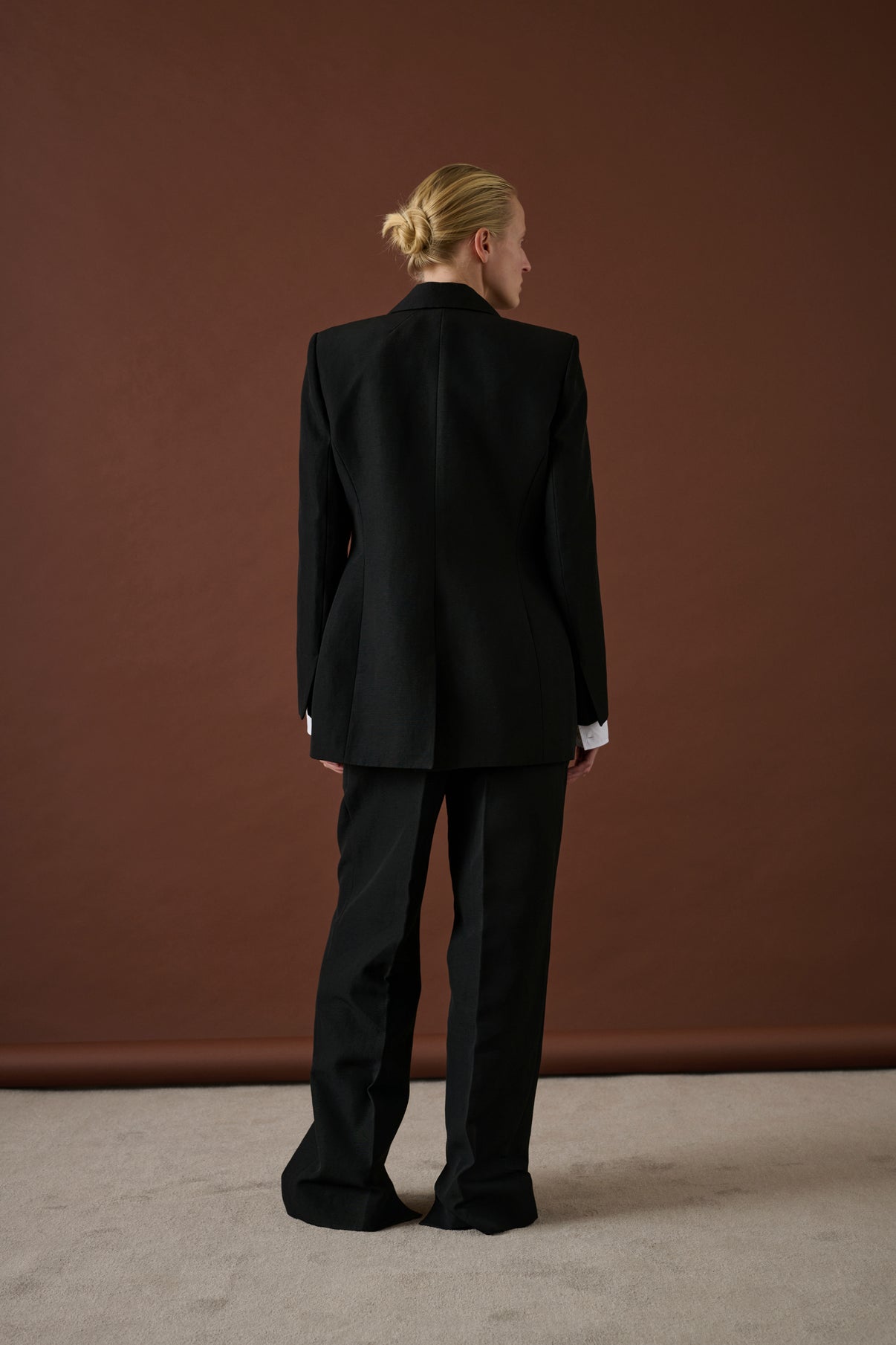 Veste Mia - Noir - Lin - Femme vue 4