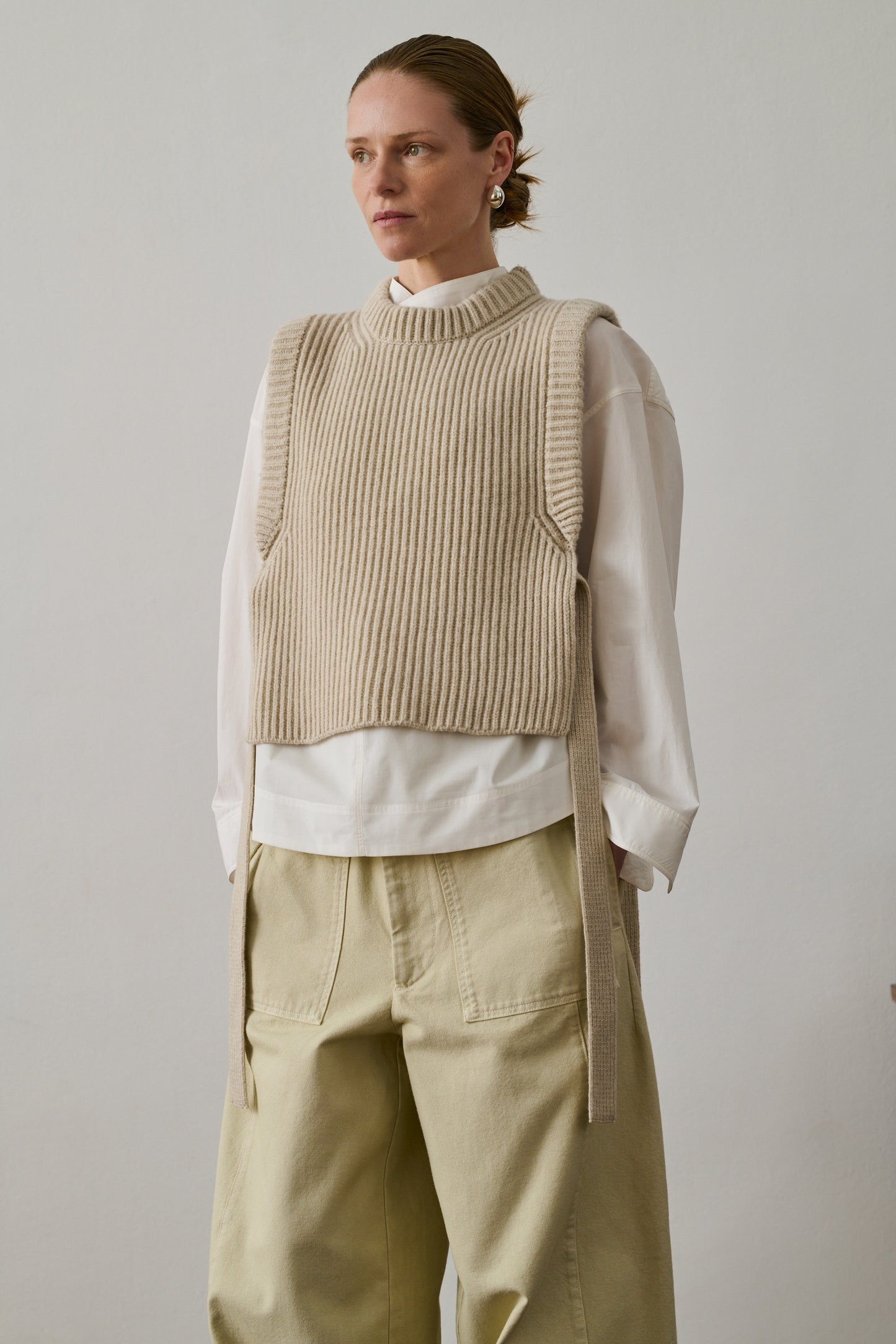 Pull Firmus - Écru Chiné - Laine - Femme