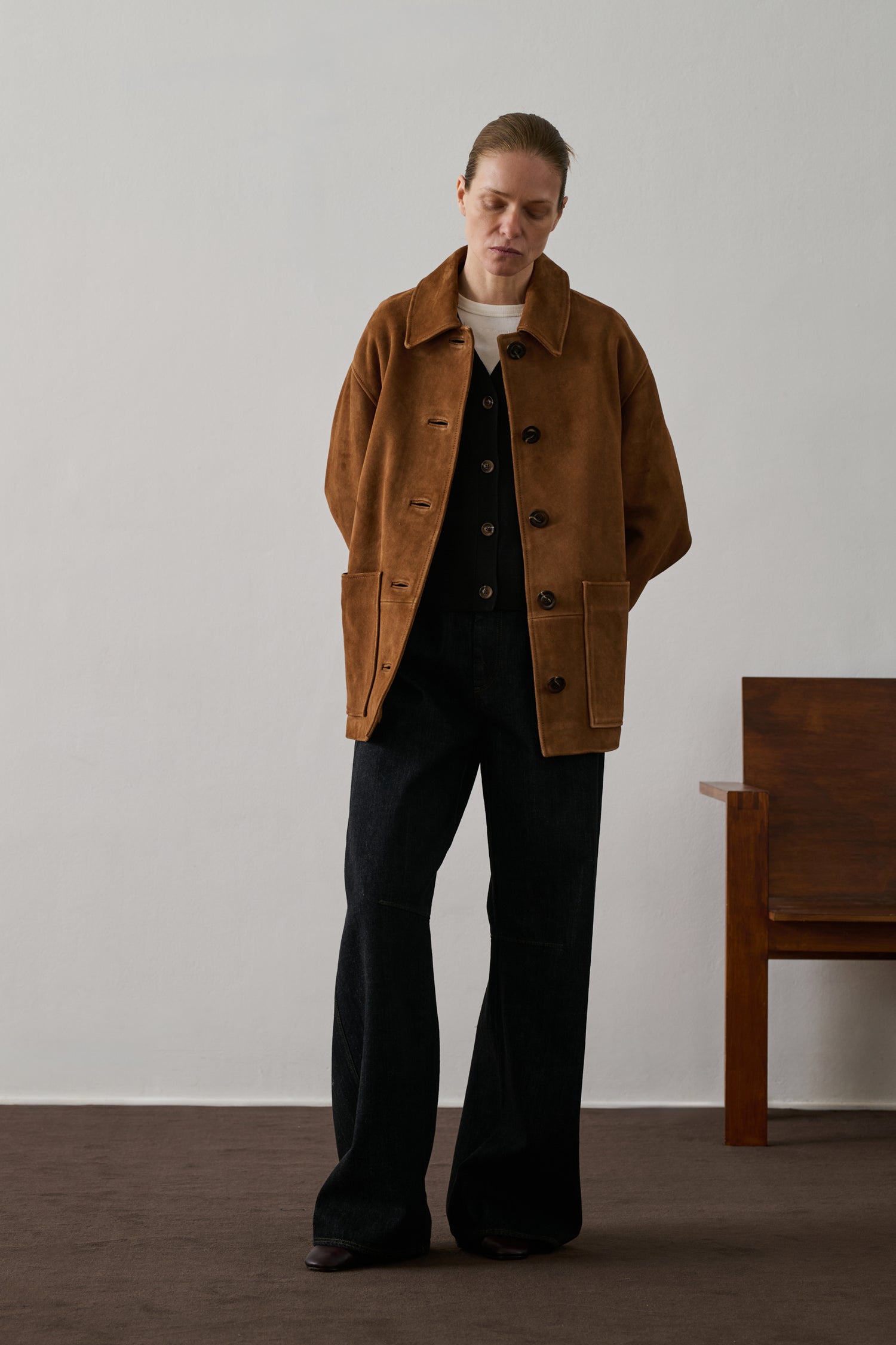 Veste Vincenzo - Naturel - Cuir - Femme