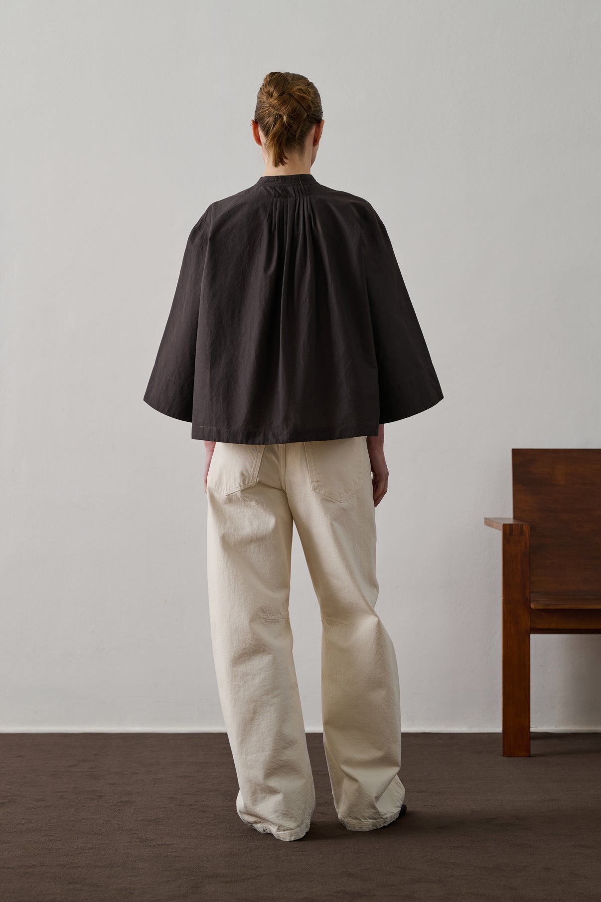 Blouse Bucarest - Café - Coton - Femme vue 2