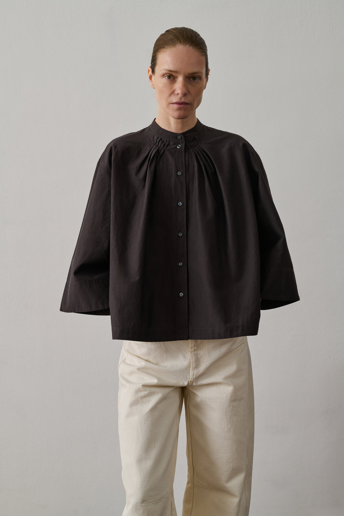 Blouse Bucarest - Café - Coton - Femme