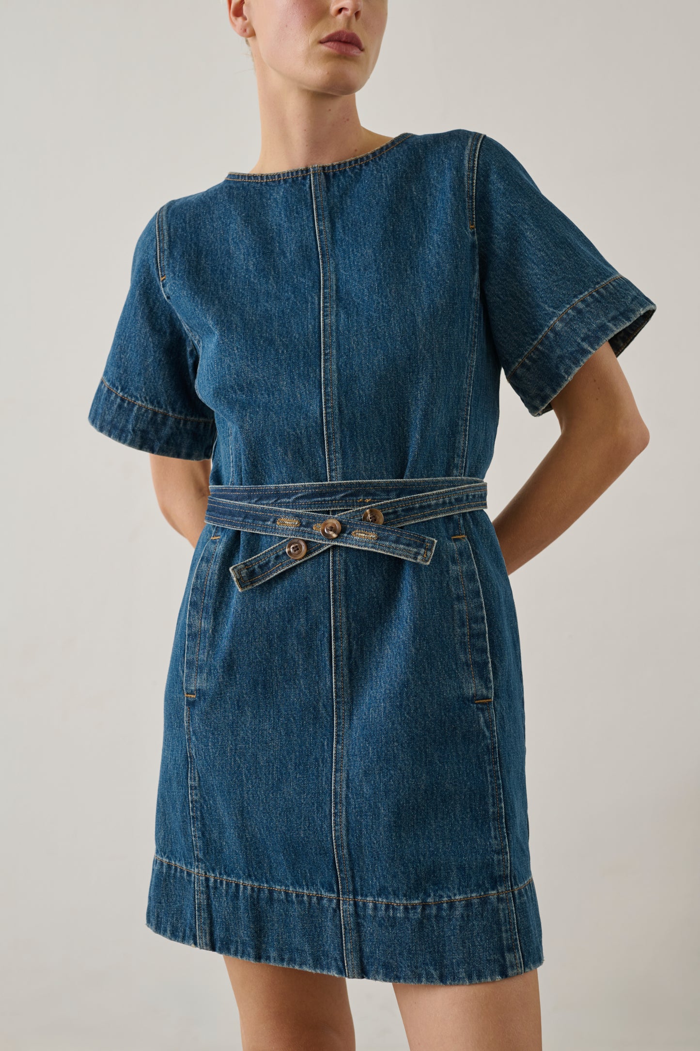 Robe Eclair - Bleu/Vert - Femme