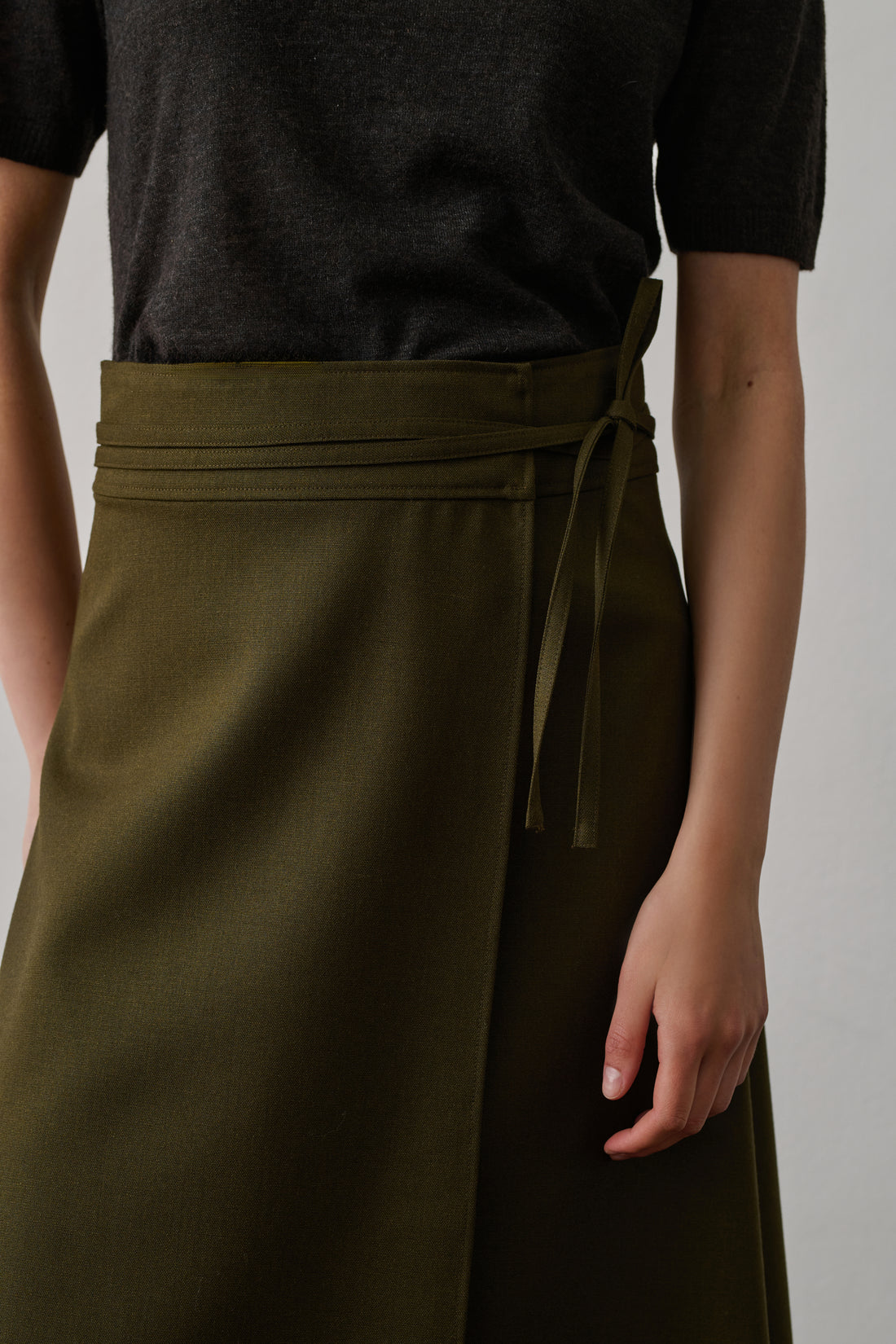 Jupe Reine - Kaki - Laine - Femme