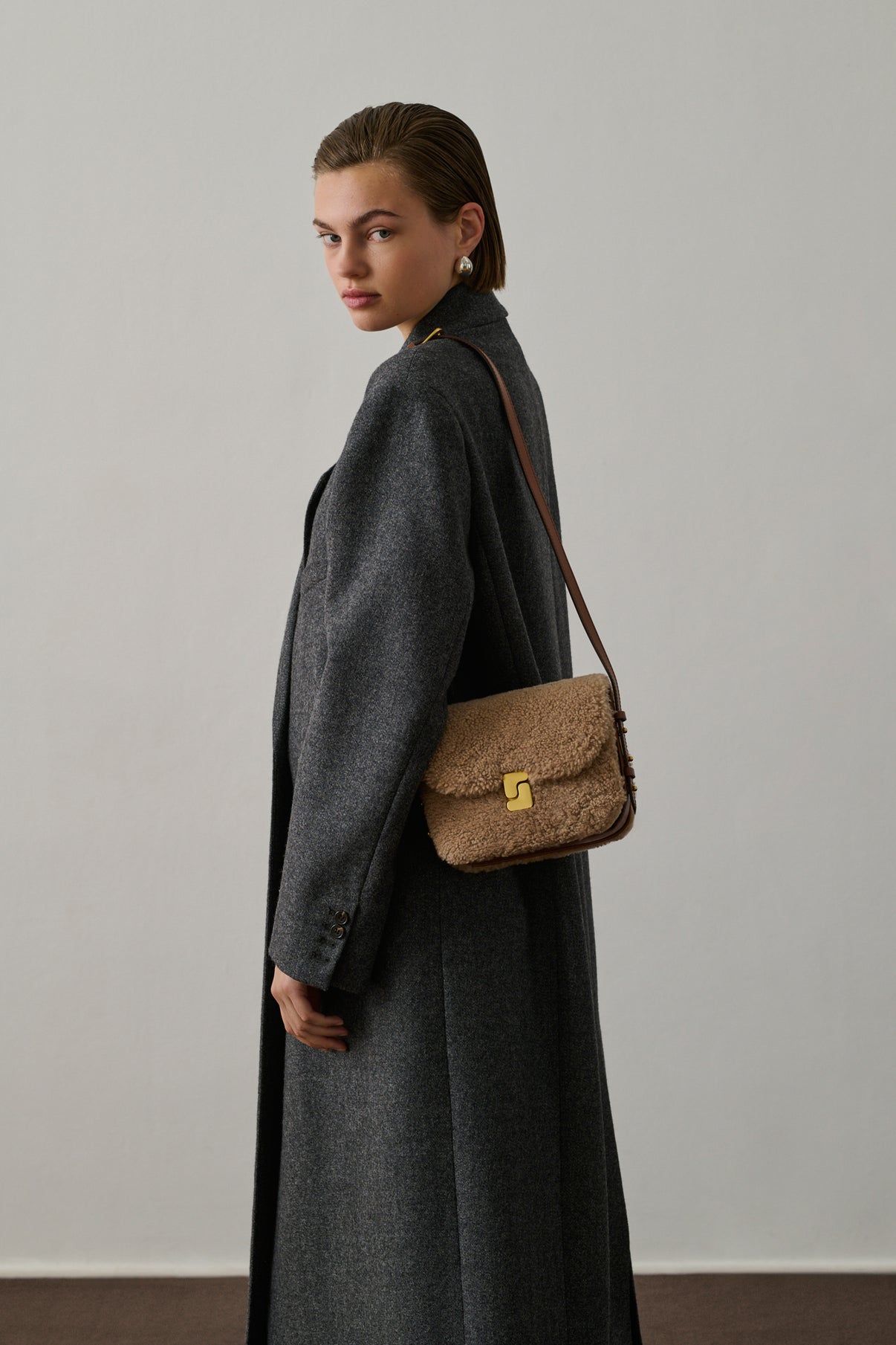 Sac Bellissima Mini - Sable/Noisette - Cuir - Femme vue 2