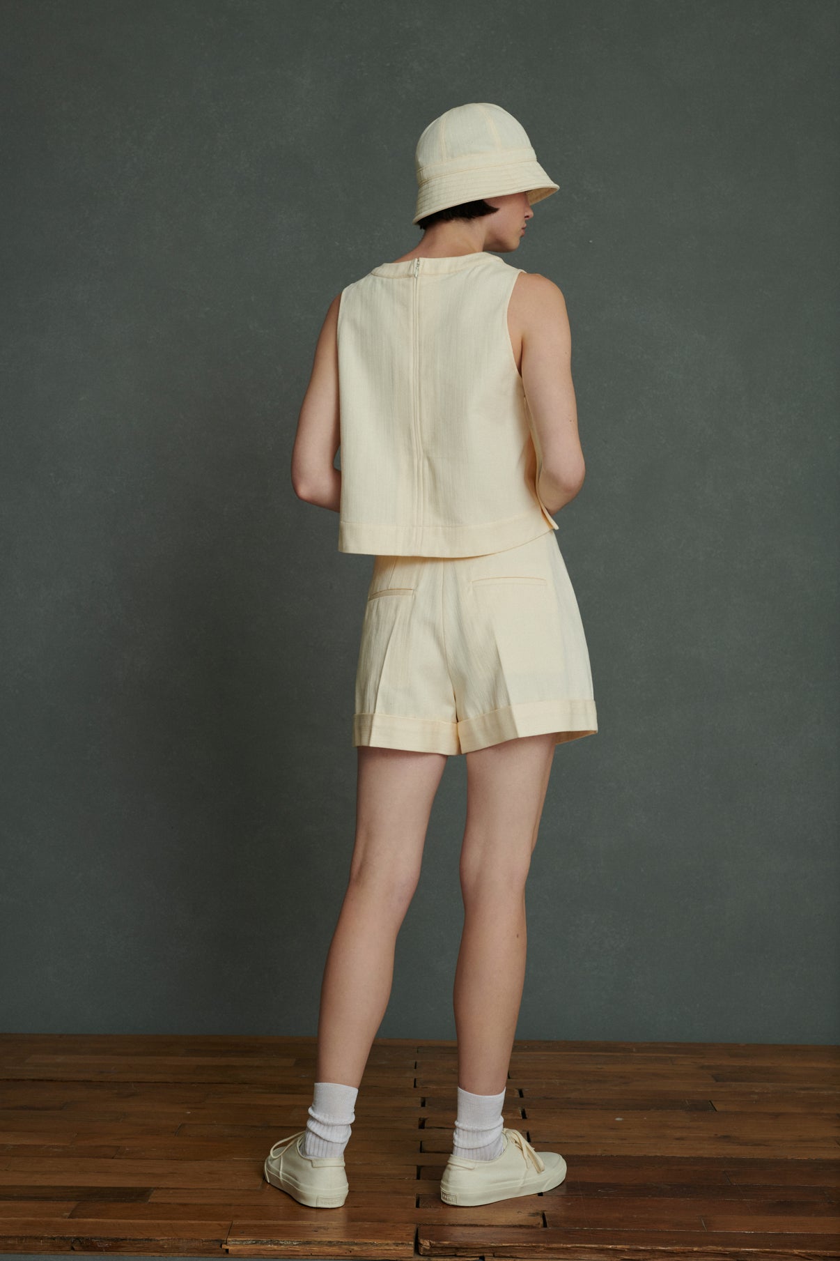 Short Iggy - Beige - Coton - Femme vue 5