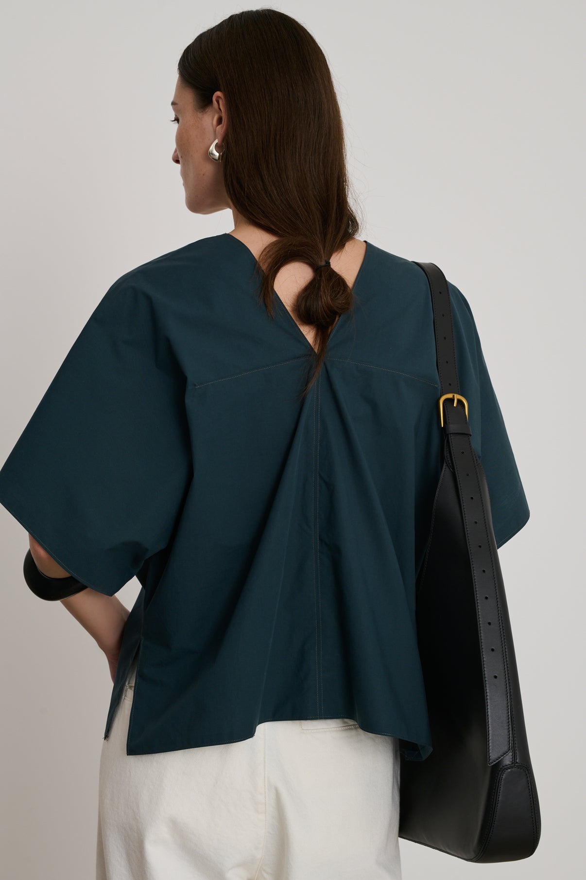 Blouse Denise - Ardoise - Coton - Femme vue 3