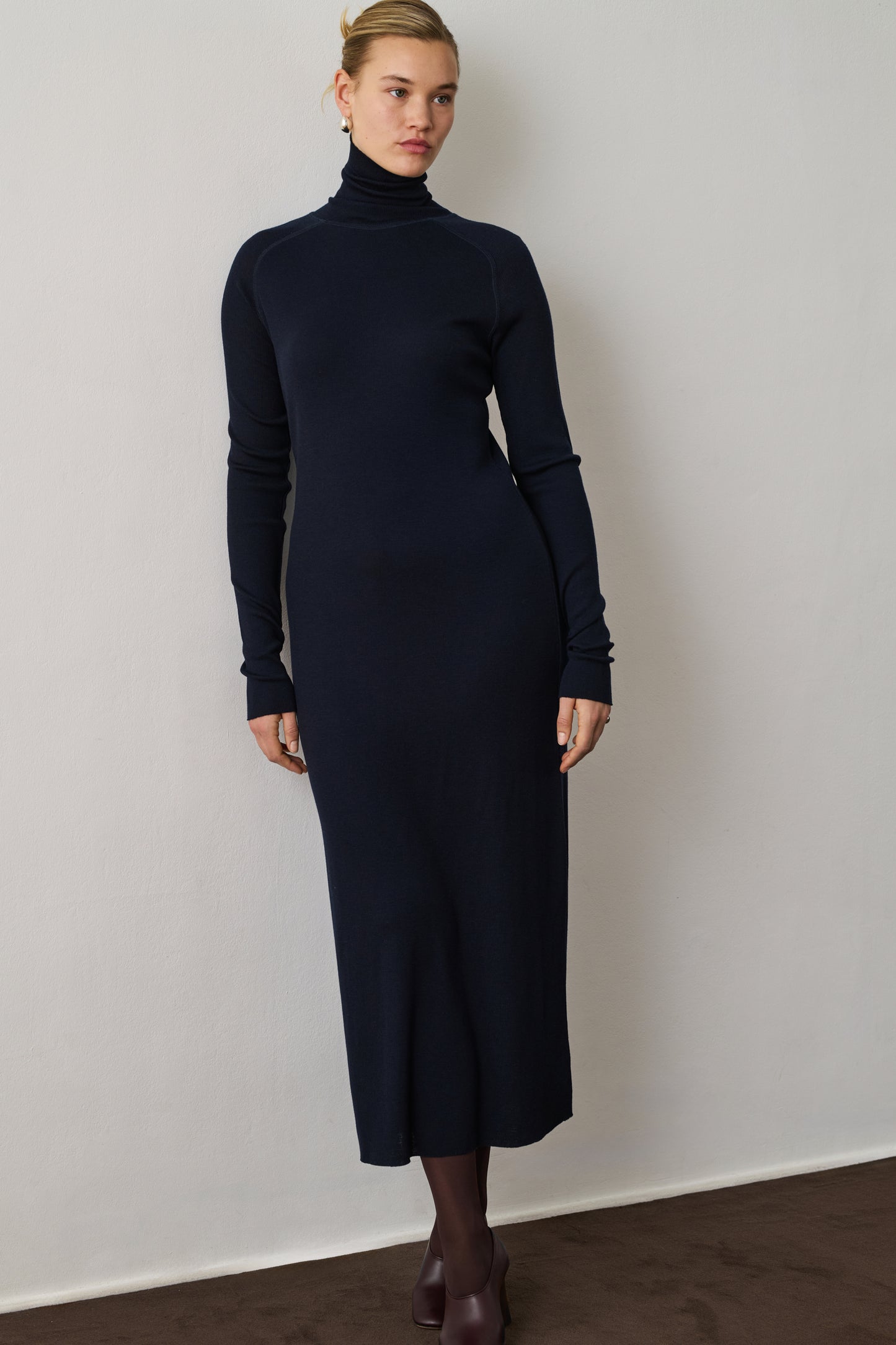 Robe Georgia - Deep Navy - Laine - Femme