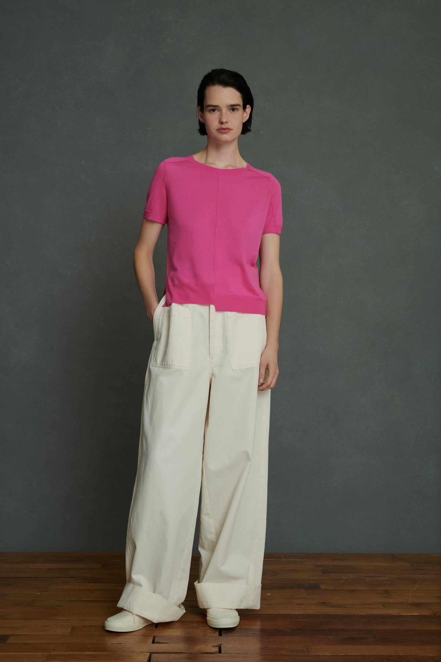 Pull Azul - Rose - Laine - Femme