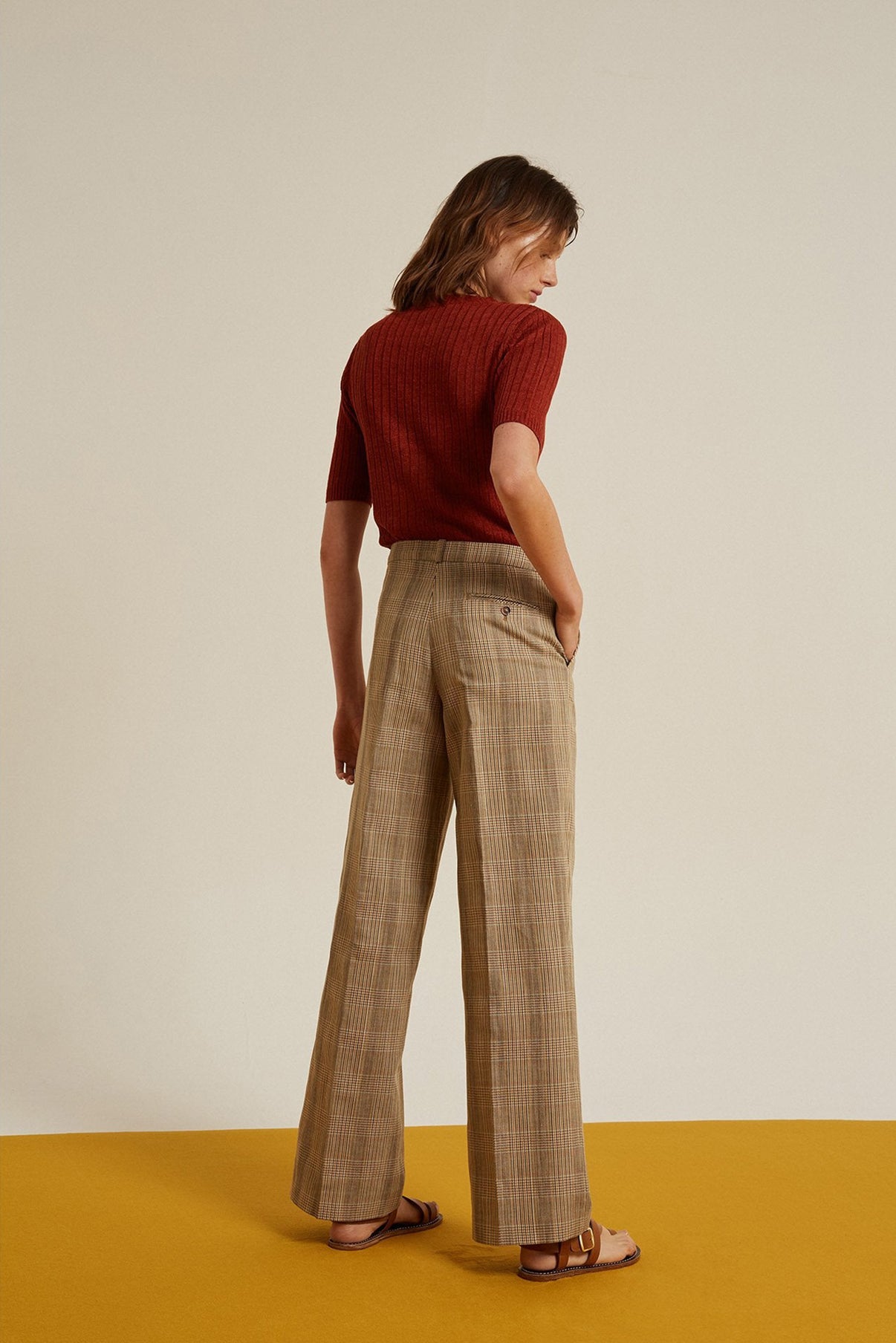 Pull DELON ROUGE vue 2