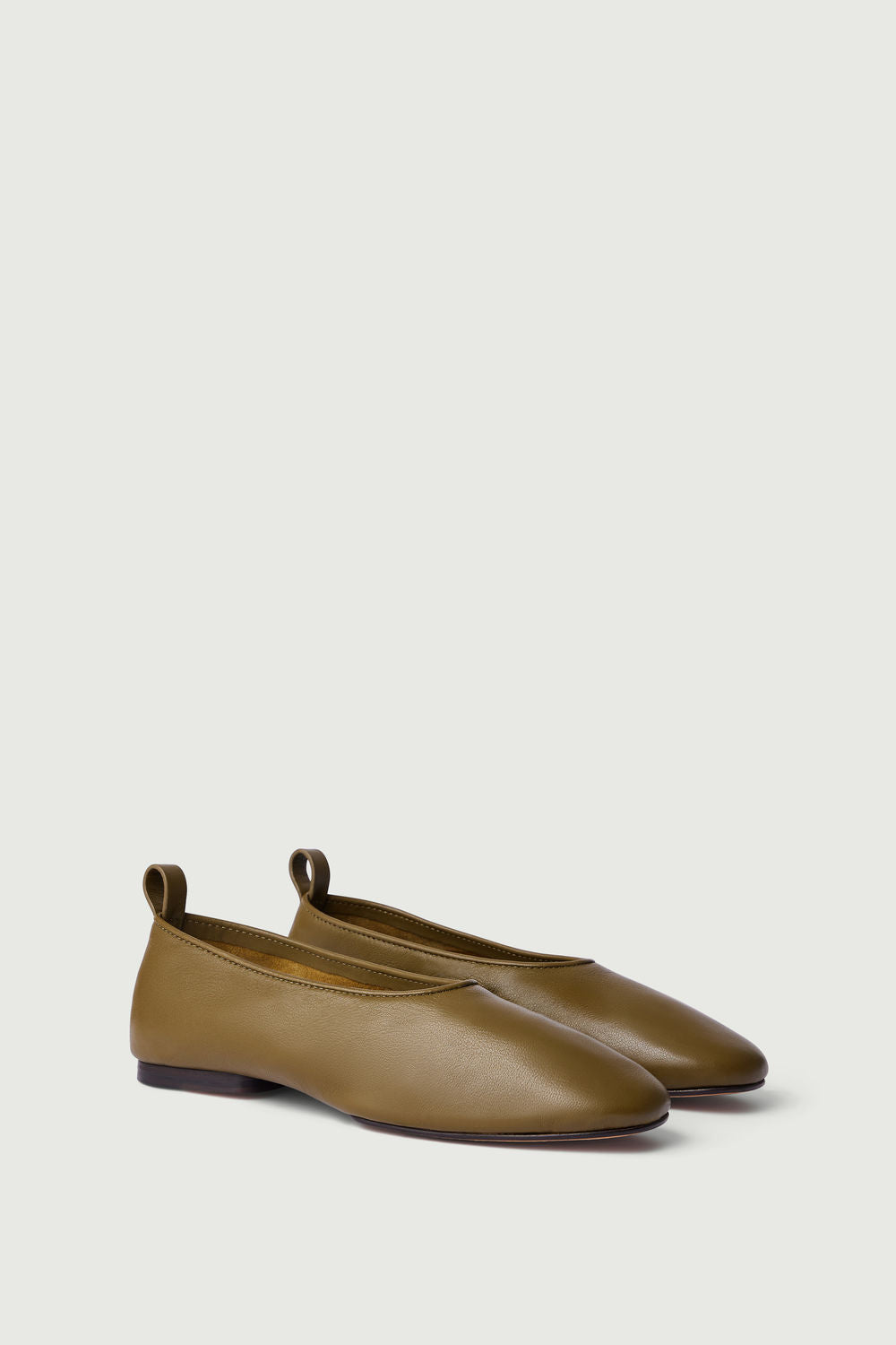 Ballerines Bala - Kaki - Cuir - Femme