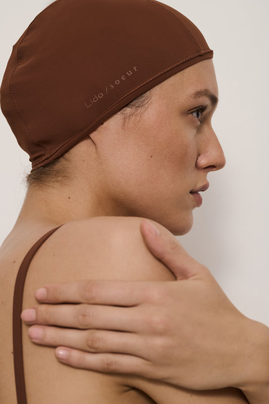 LA BROWN CUFFIA SWIM CAP