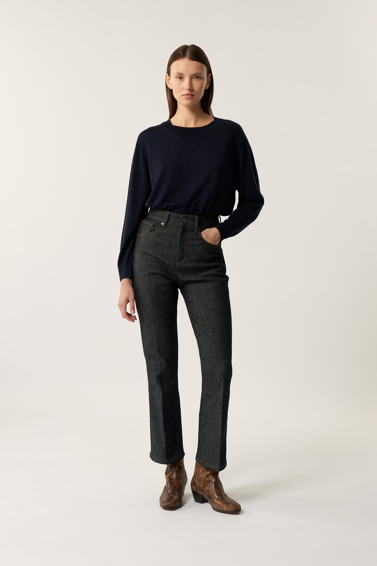 Jean Francisco - Denim Brut Noir - Femme vue 4