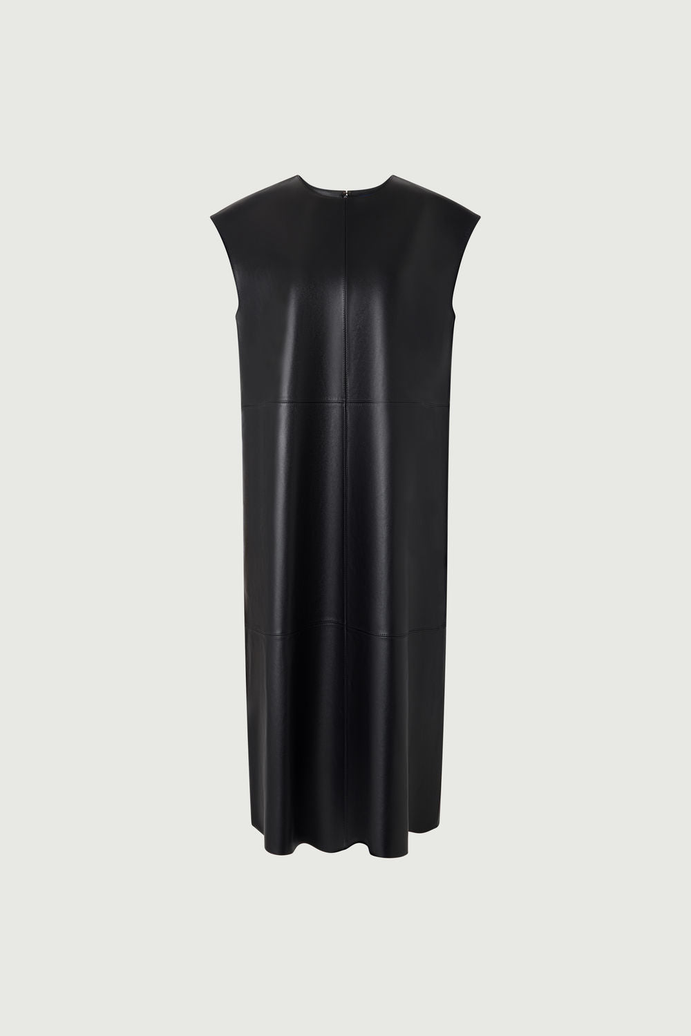 Robe Sofia - Noir - Cuir - Femme vue 5