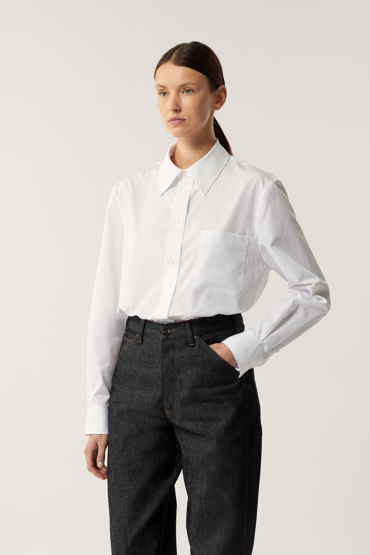 SAPHIR WHITE SHIRT vue 1