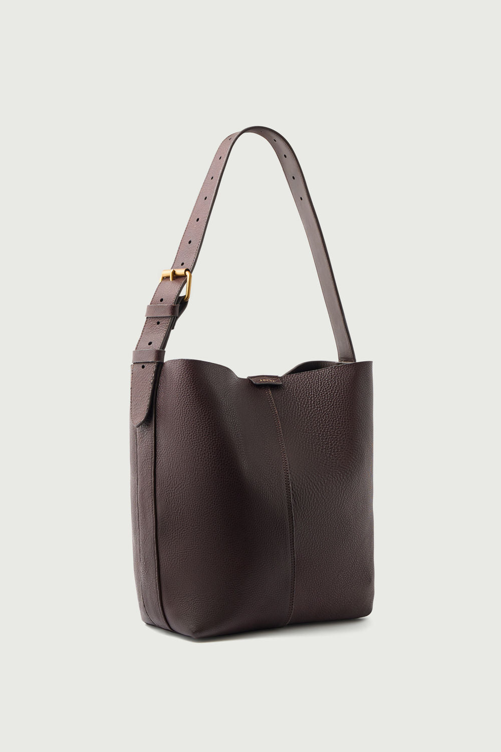 Sac Saudade - Marron Foncé - Cuir - Femme vue 4