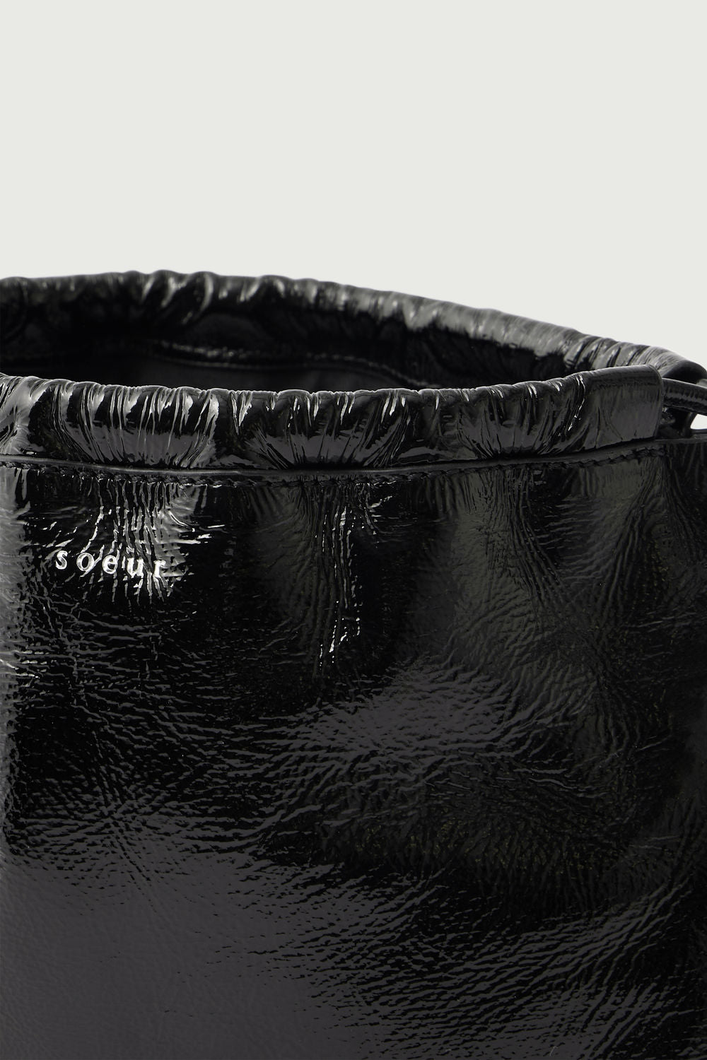 Sac Suzette - Noir - Cuir - Femme vue 6