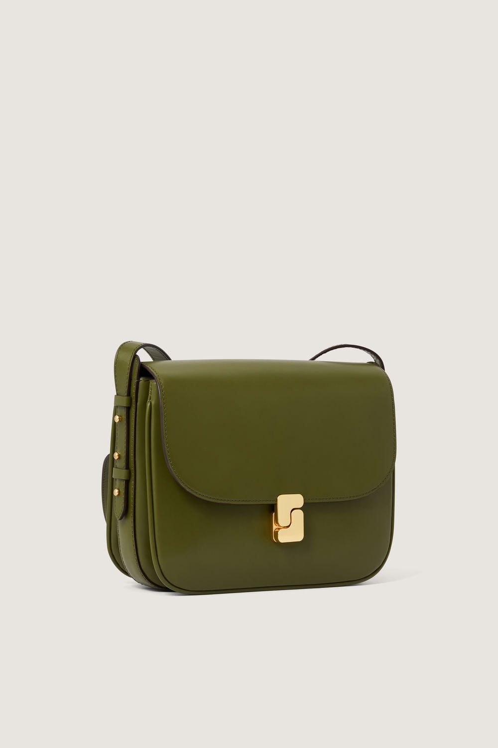 Sac Bellissima Maxi - Vert Olive - Cuir - Femme vue 2