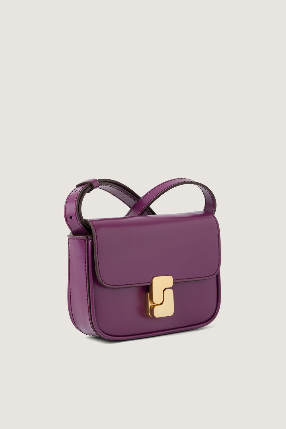 Sac Bell Very Mini - Pourpre - Cuir - Femme vue 2