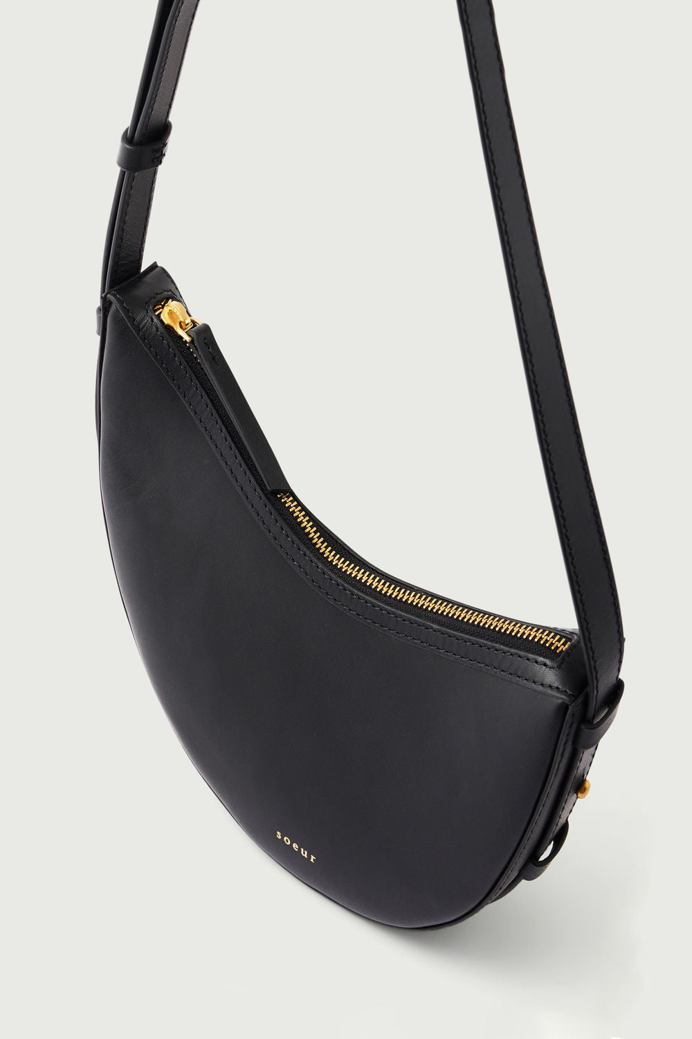 Sac Wino Mini - Noir - Cuir - Femme vue 4