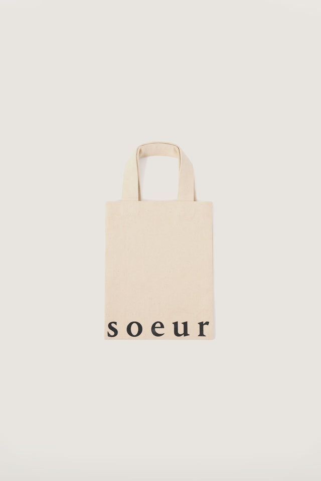 OFFERT - MINI TOTEBAG ECRU